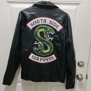 Riverdale South Side Serpents Faux Leather Biker Jacket